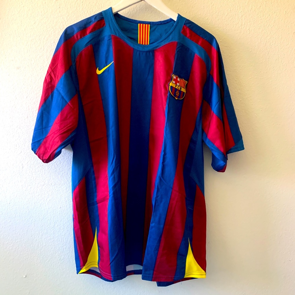RARE 2005 NIKE BARCELONA RONALDINHO KIT